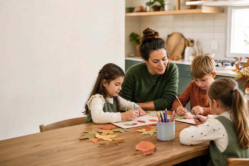 A trusted caregiver providing flexible short-term support for a family — School Holidays Are Coming: A Family Guide to Babysitting for Fall & Winter 2026