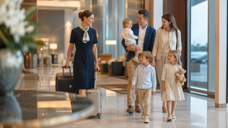 A discreet professional caregiver supporting a busy household — Nanny Travel Agreements: What to Include When Your Nanny Travels With the Family